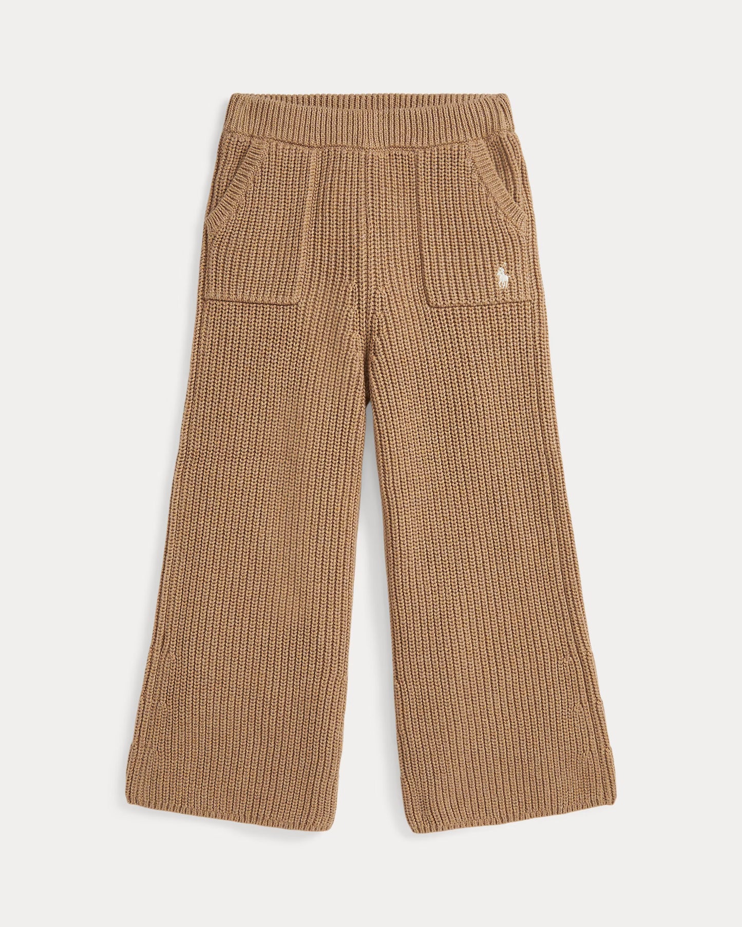 Cotton Wide-Leg Sweater Pant