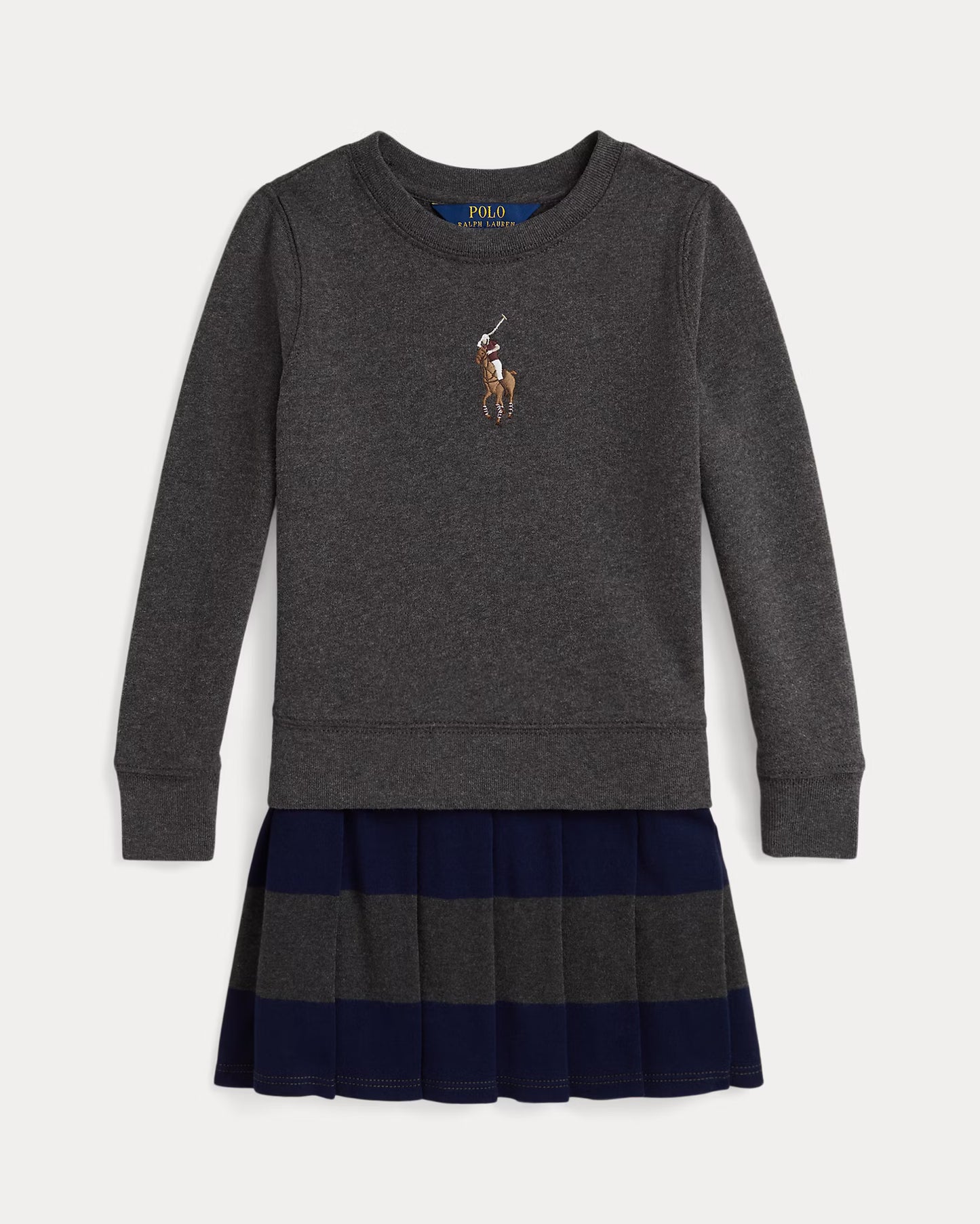 Big Pony Fleece Sweatshirt Dress