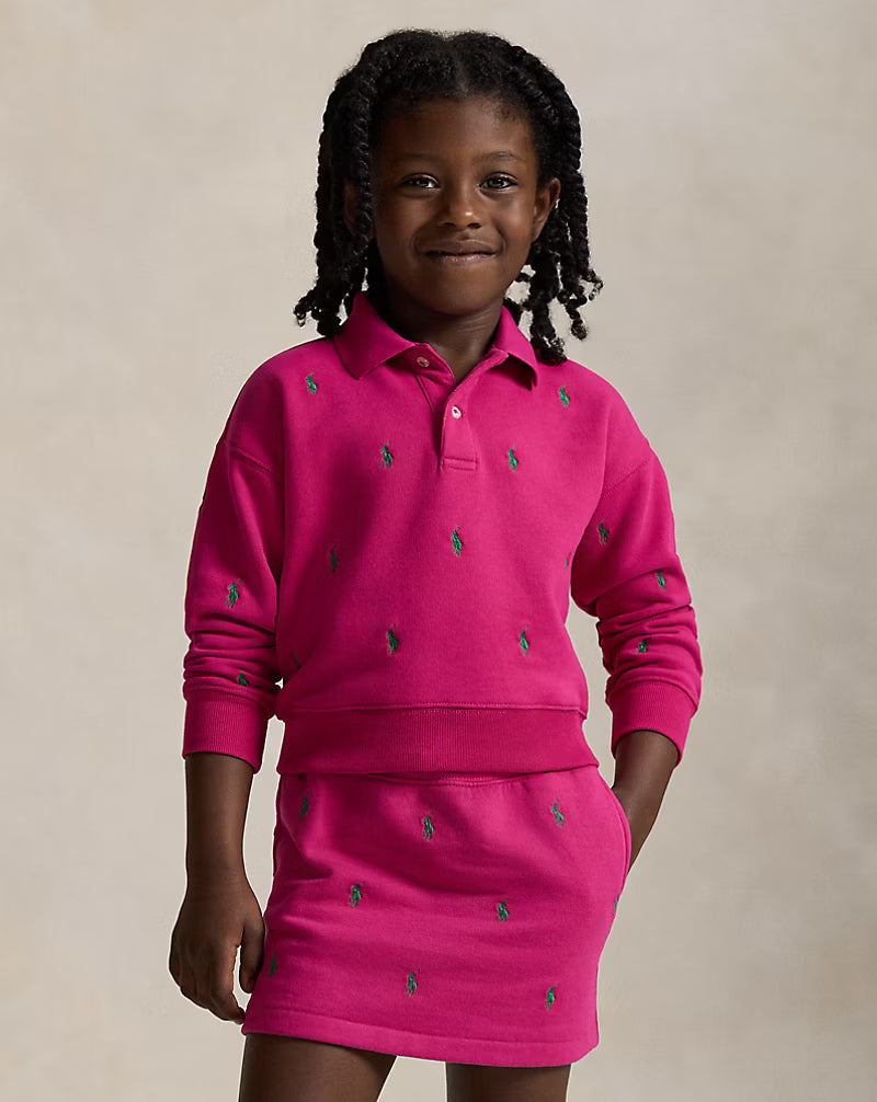 Polo Pony Fleece Polo Sweatshirt