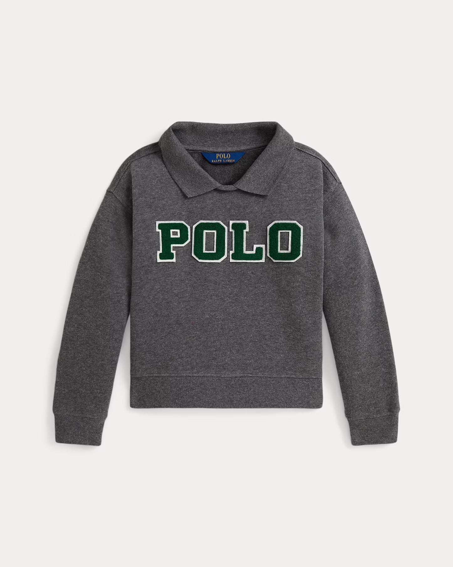 Logo Fleece Polo Sweatshirt