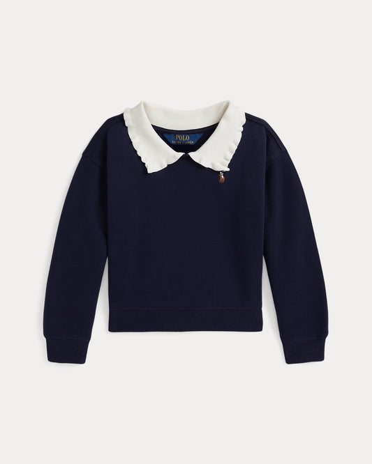 Collared Fleece Sweatshirt
