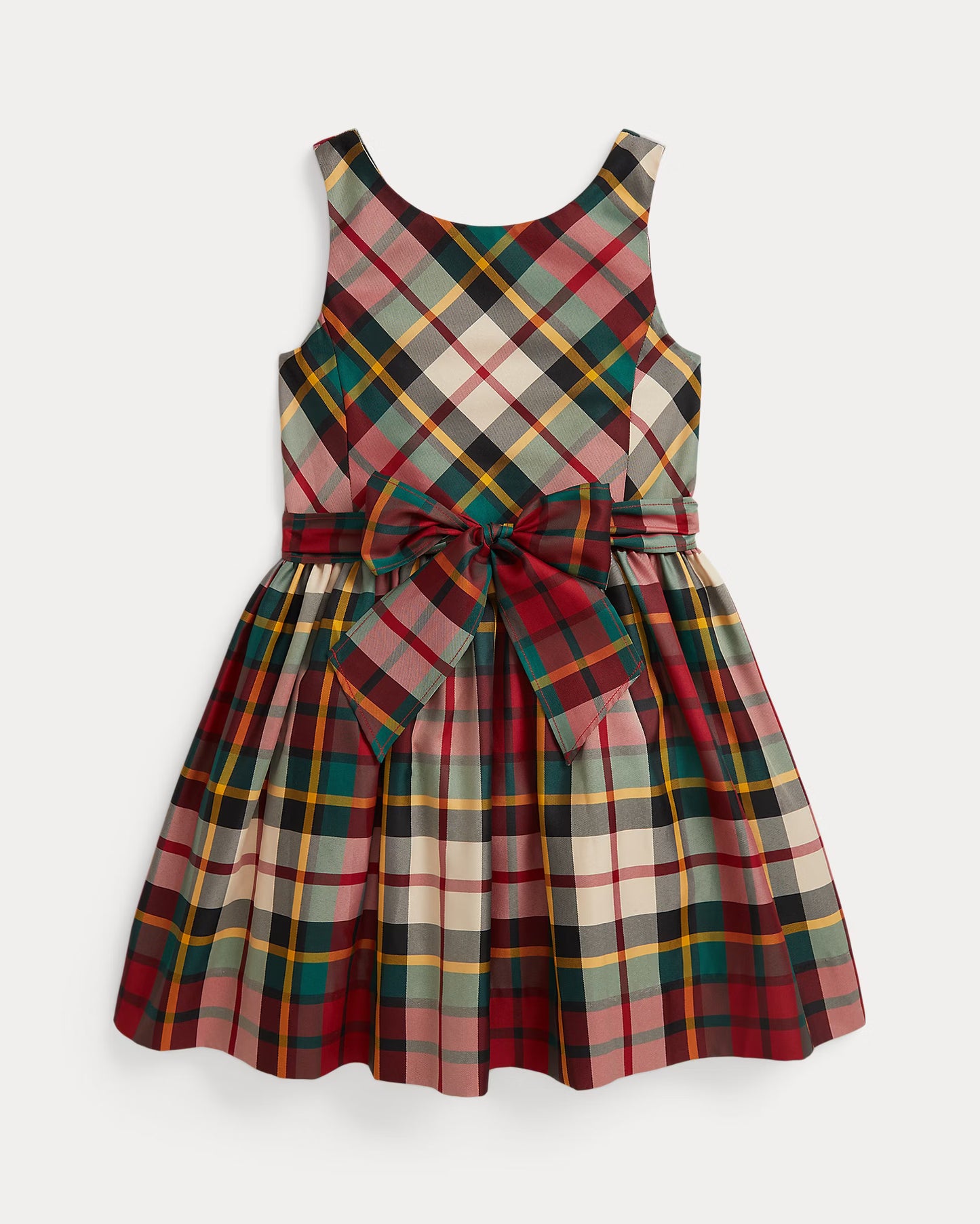Plaid Taffeta Dress