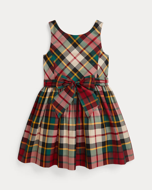 Plaid Taffeta Dress