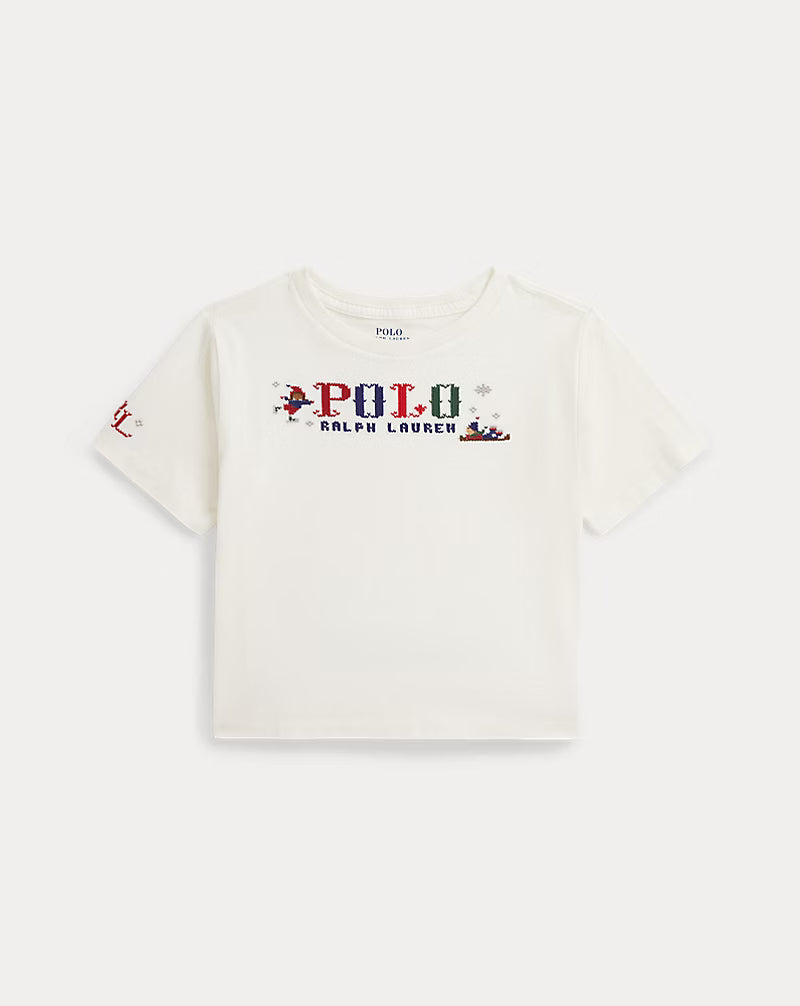 Logo Cotton Jersey Boxy Tee