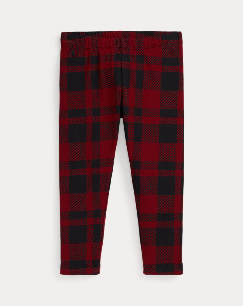 Plaid Stretch Jersey Legging