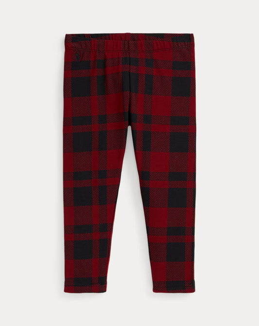 Plaid Stretch Jersey Legging
