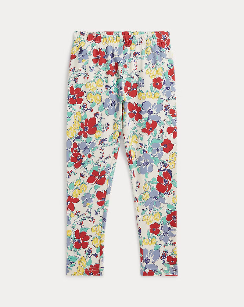 Floral Stretch Jersey Legging