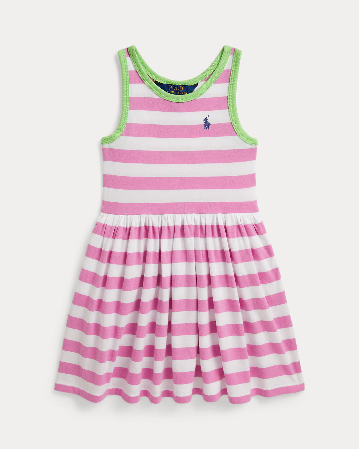 Striped Cotton Jersey Dress