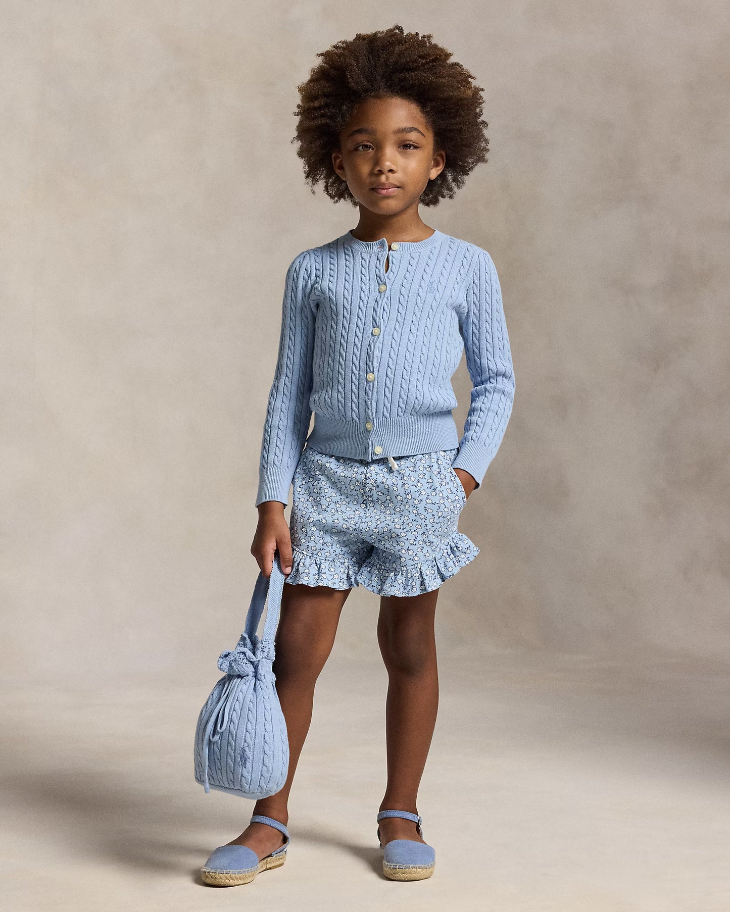 Floral Ruffled Stretch Mesh Short