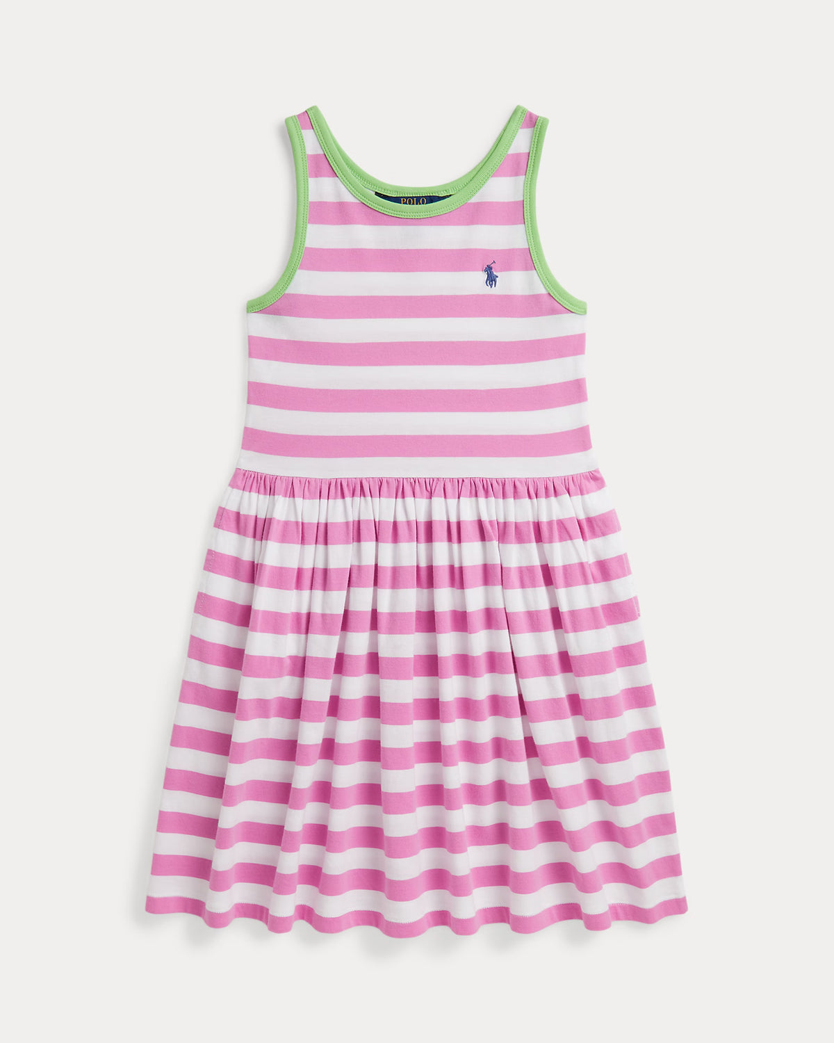 Striped Cotton Jersey Dress
