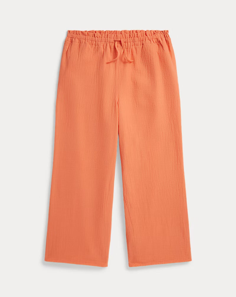 Cotton Gauze Pull-On Pant