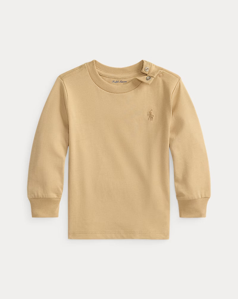 Cotton Jersey Long-Sleeve Tee (3 Colors)