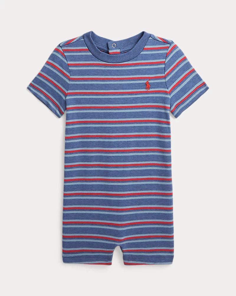 Striped Cotton Jersey Shortall