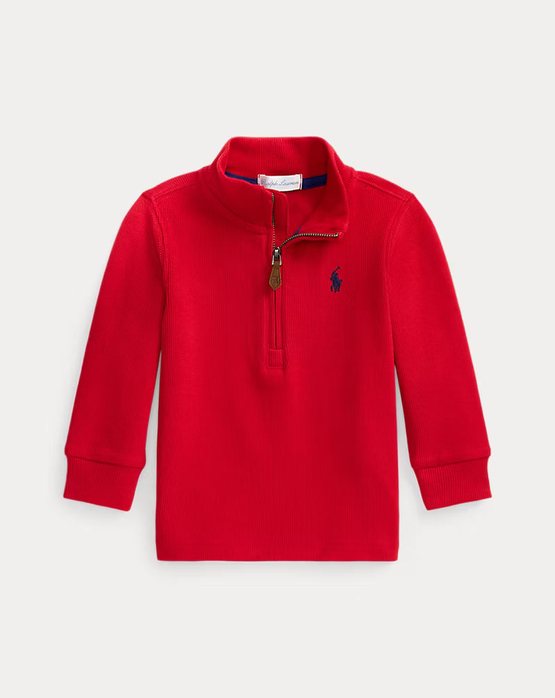 Estate-Rib Quarter-Zip Pullover (2 Colors)