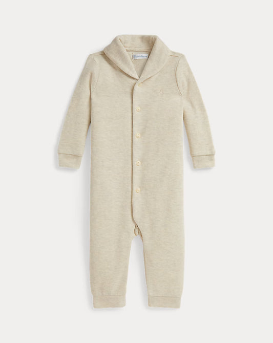 Fleece Shawl-Collar Coverall