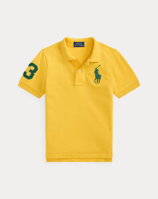 Big Pony Cotton Mesh Polo Shirt (2 Colors)