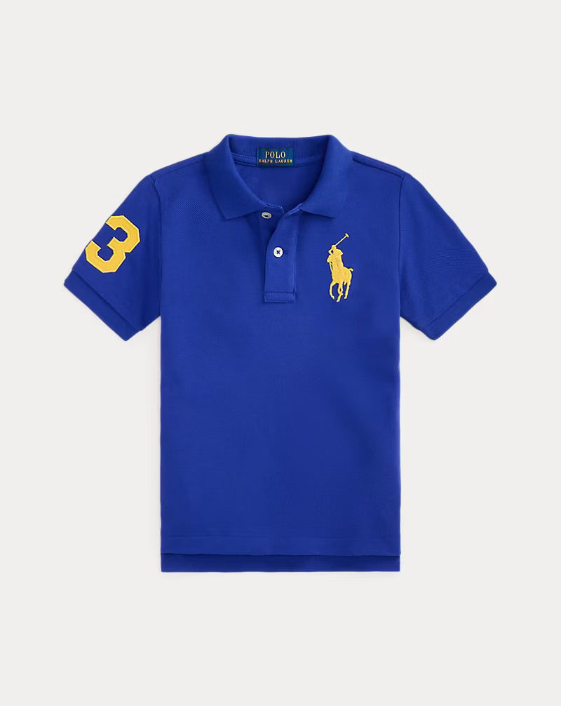 Big Pony Cotton Mesh Polo Shirt (2 Colors)