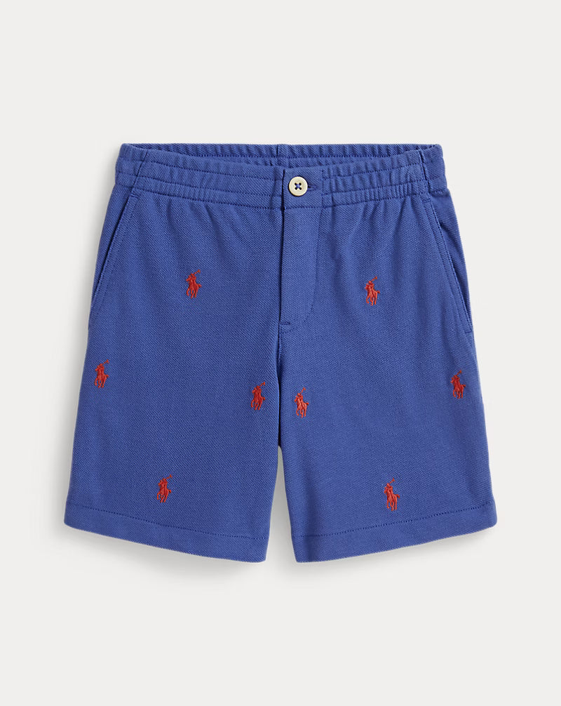 Polo Pony Cotton Mesh Short