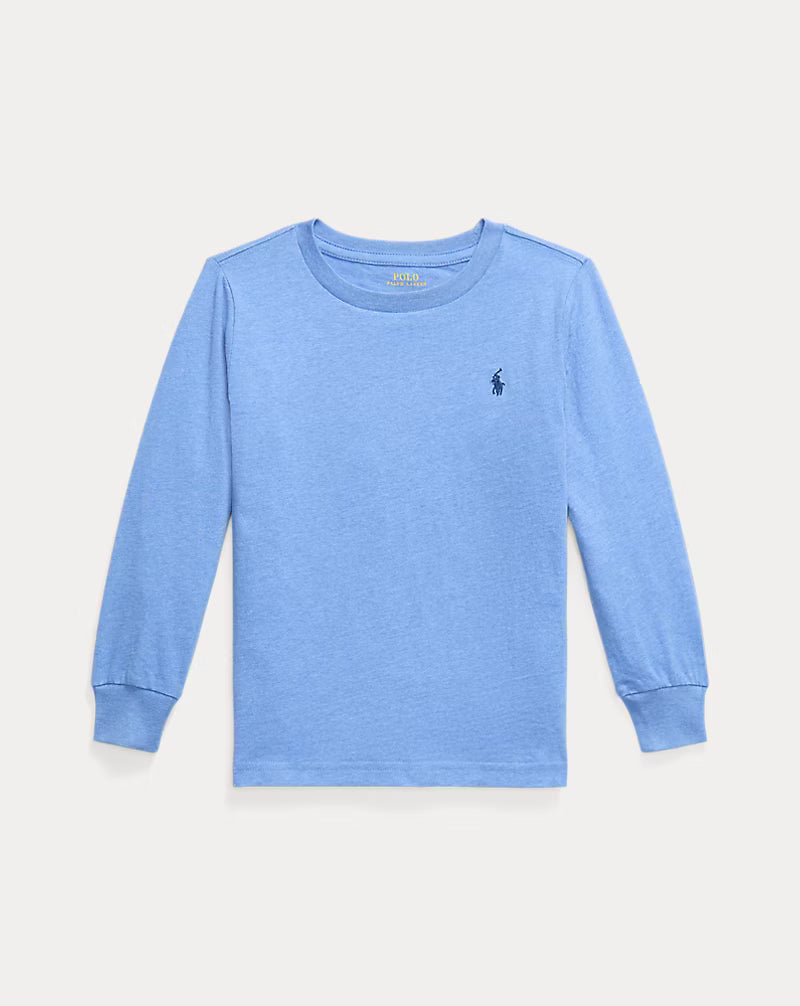 Cotton Jersey Long-Sleeve Tee (4 Colors)