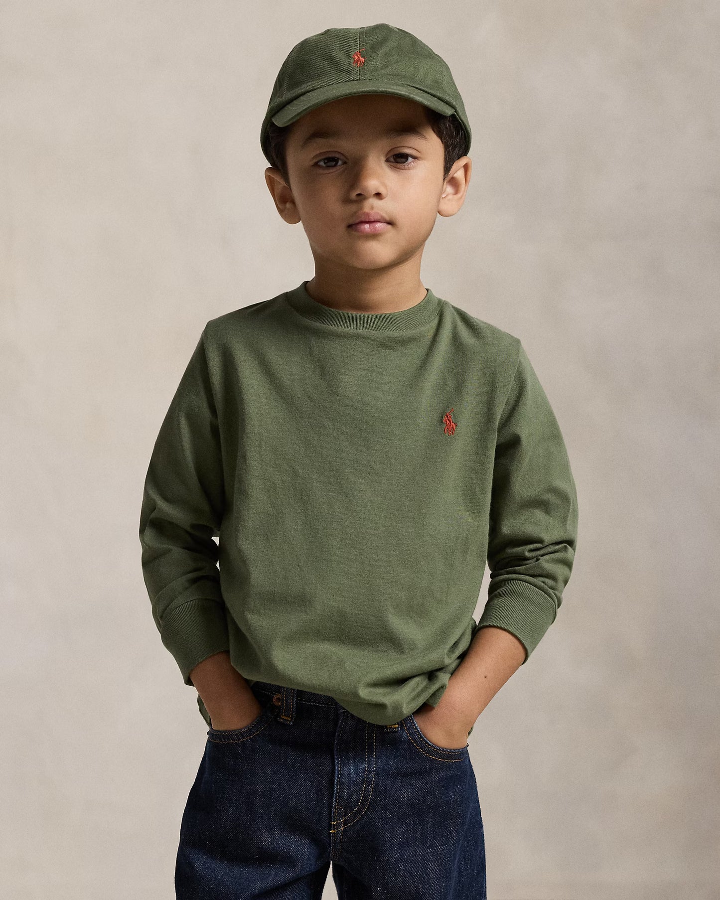 Cotton Jersey Long-Sleeve Tee (4 Colors)