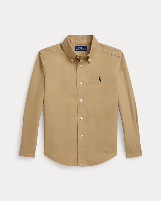 Garment-Dyed Cotton Oxford Shirt (3 Colors)