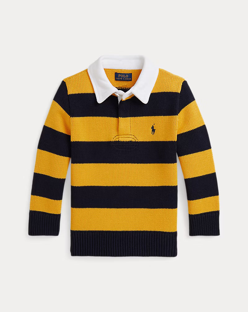Striped Cotton Rugby Sweater