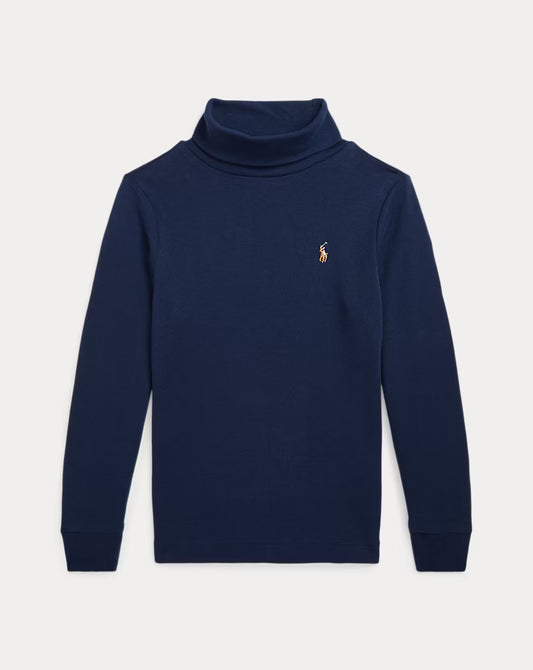 Cotton Interlock Turtleneck (2 Colors)