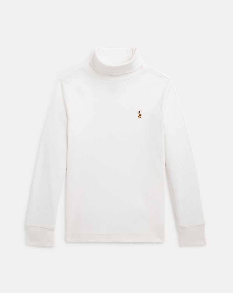 Cotton Interlock Turtleneck (2 Colors)