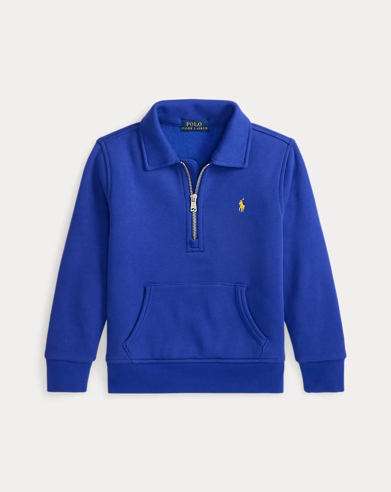 Fleece Collared Sweatshirt (2 Colors)