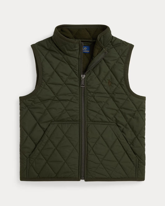 Fleece-Lined Quilted Vest