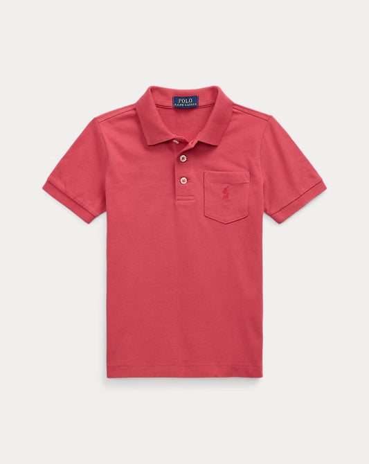 Cotton Jersey Pocket Polo Shirt
