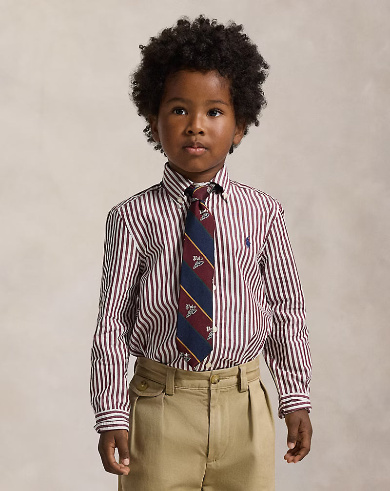 Striped Cotton Poplin Shirt