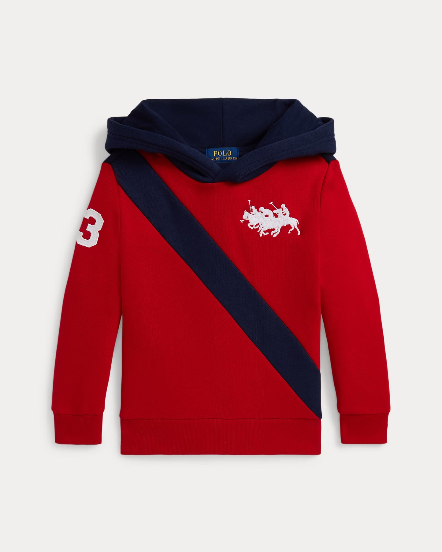 Triple-Pony Fleece Hoodie