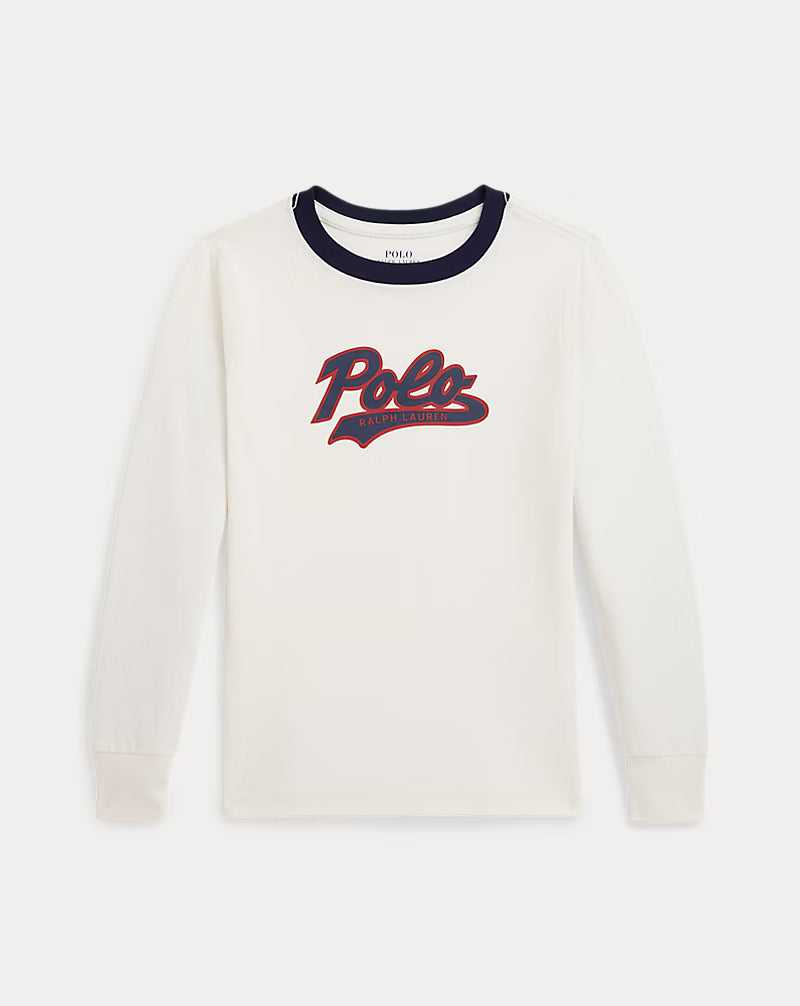Logo Cotton Long-Sleeve Tee (2 Colors)