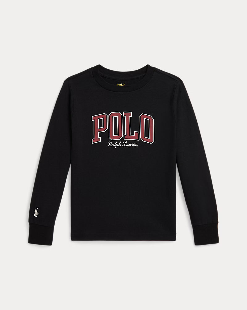 Logo Cotton Long-Sleeve Tee (2 Colors)