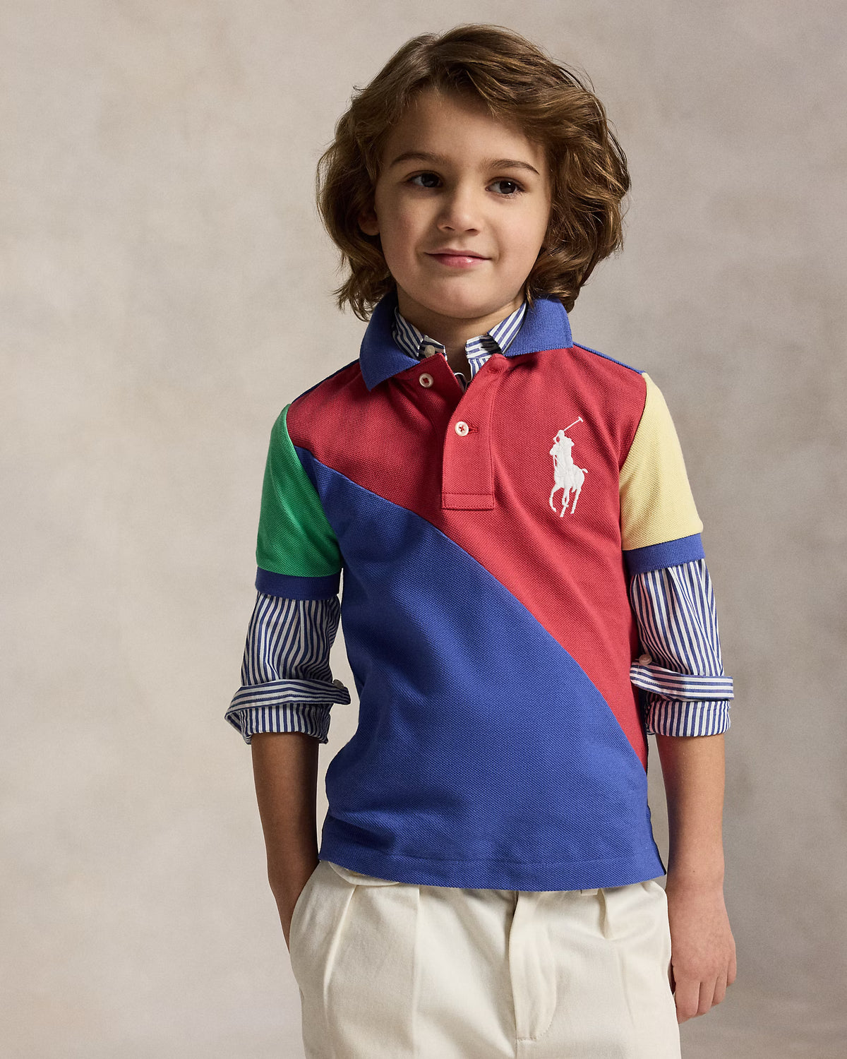 Big Pony Cotton Mesh Polo Shirt