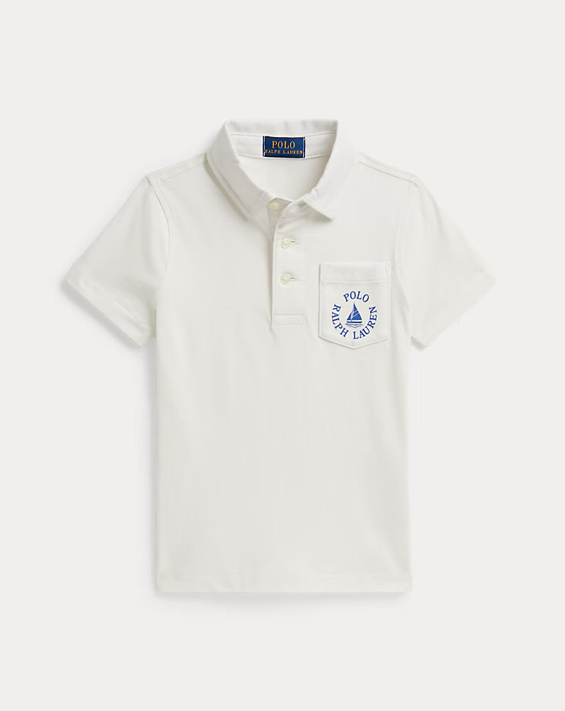 Logo Cotton Jersey Polo Shirt