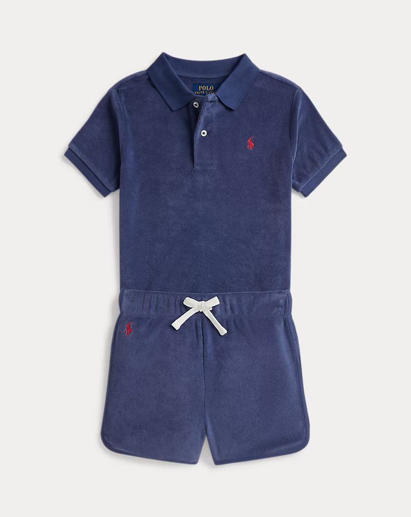 Terry Polo Shirt & Short (2 Colors)