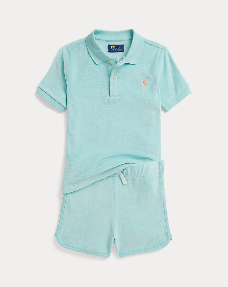 Terry Polo Shirt & Short (2 Colors)