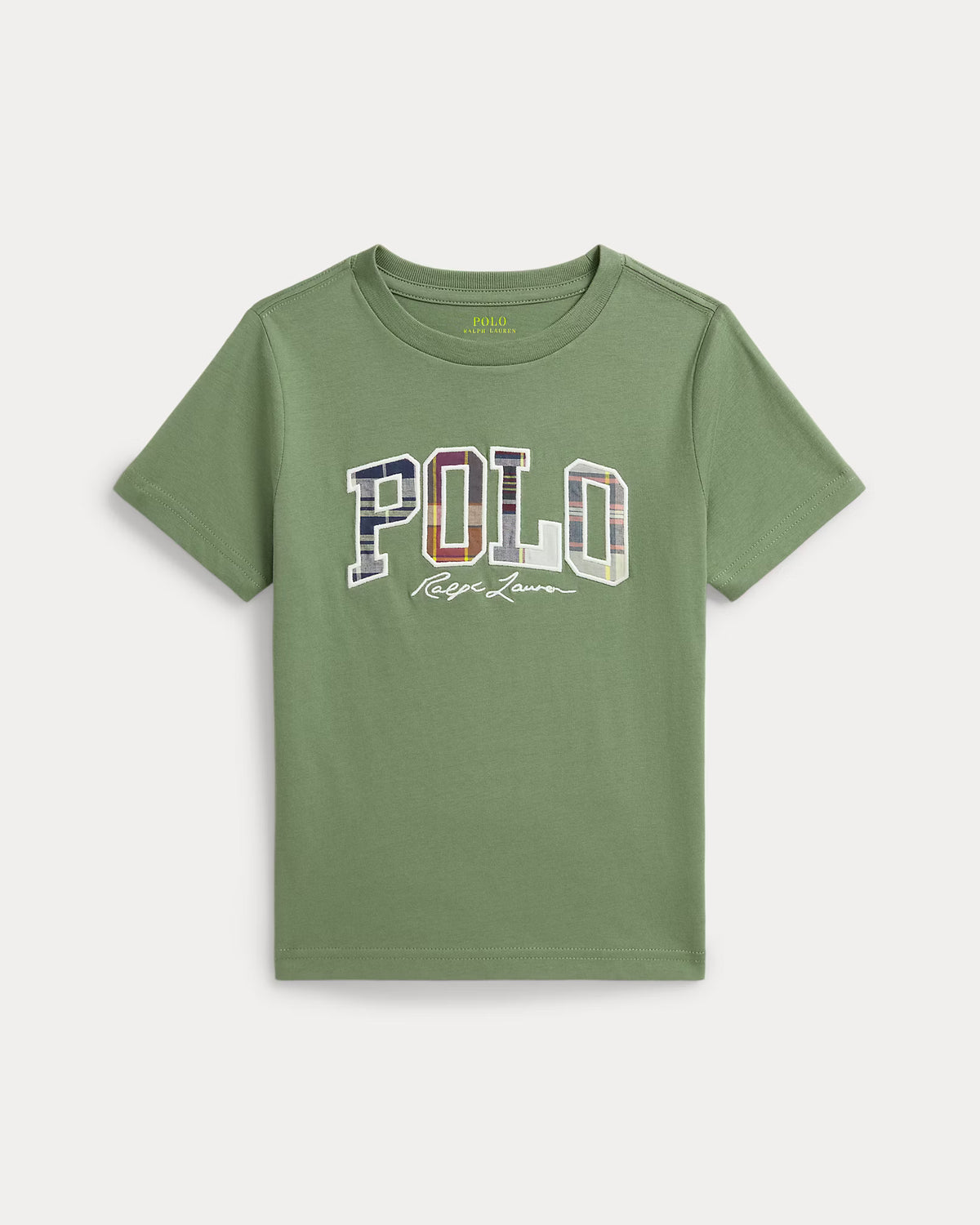 Madras-Logo Cotton Jersey Tee