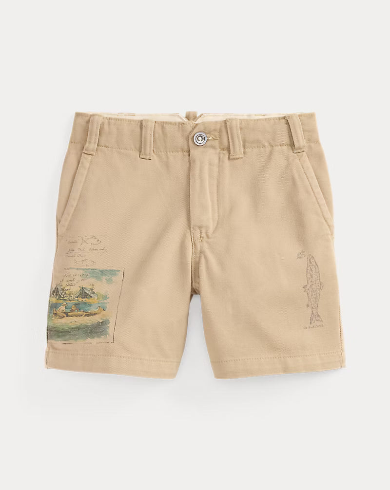Salinger Scenic-Print Chino Short