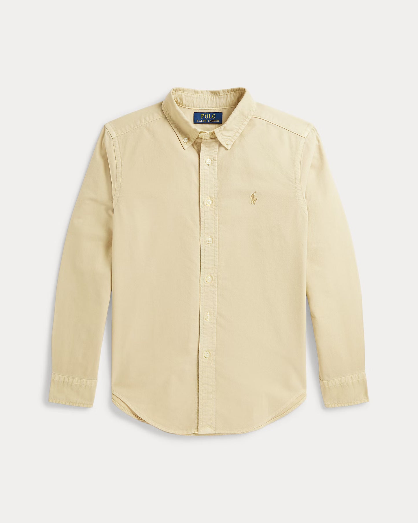 Garment-Dyed Cotton Oxford Shirt