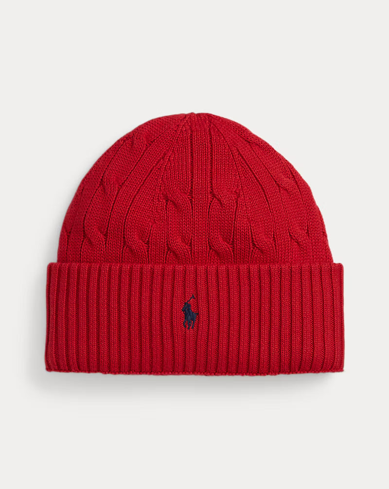 Cable-Knit Cotton Hat (4 Colors)