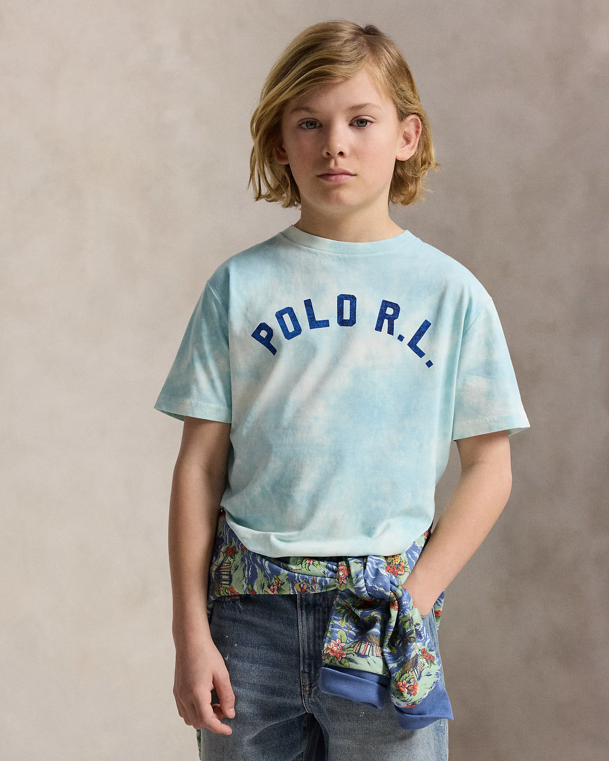 Logo Tie-Dye Cotton Tee