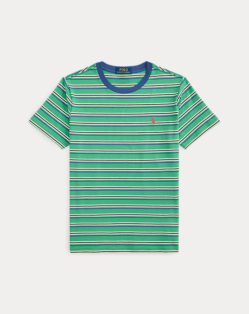 Striped Cotton Jersey Tee