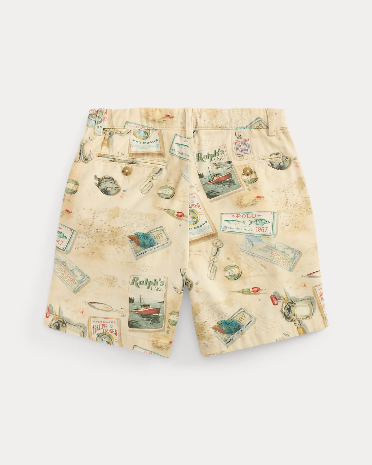 Whitman Relaxed Fit Print Chino Short
