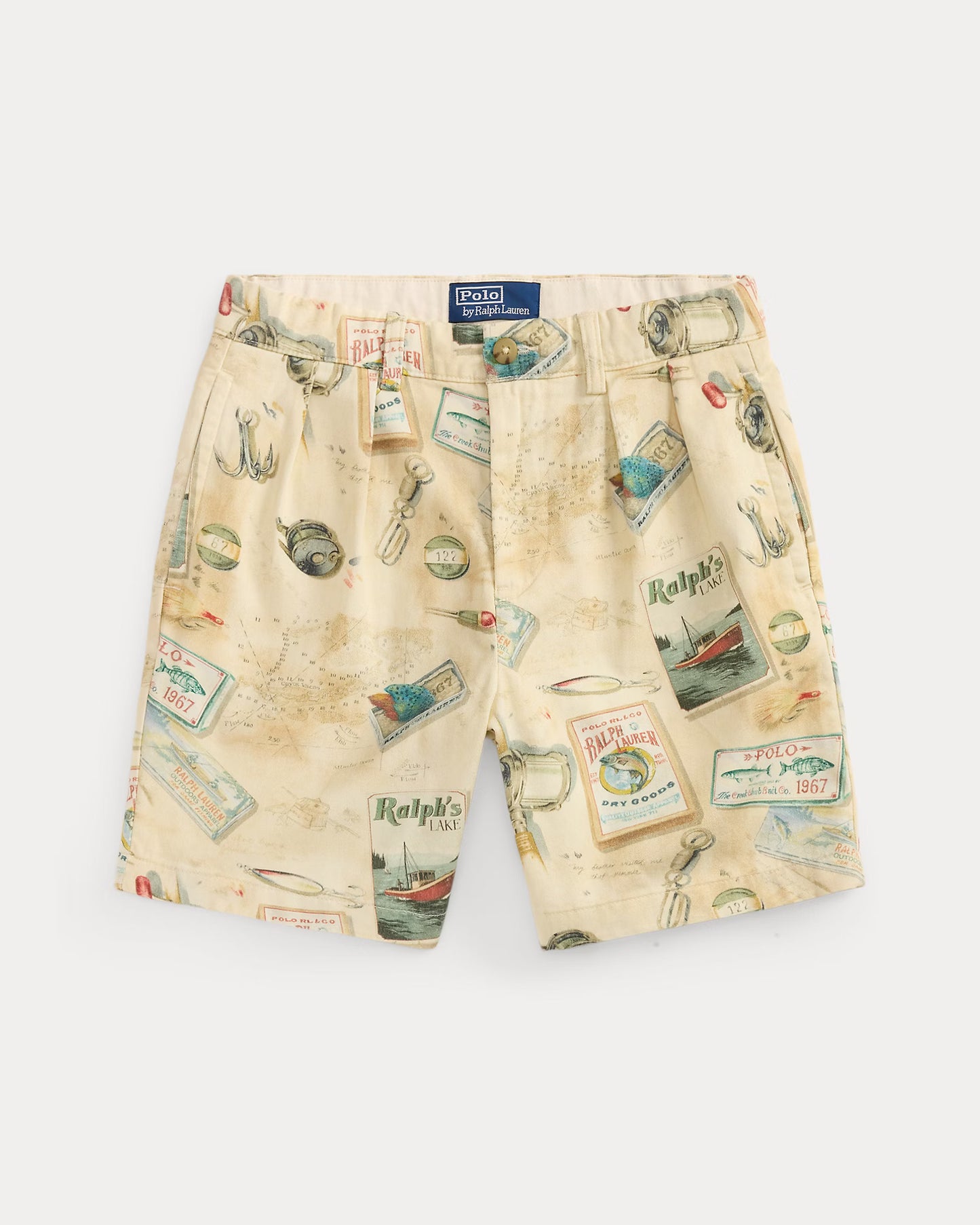 Whitman Relaxed Fit Print Chino Short