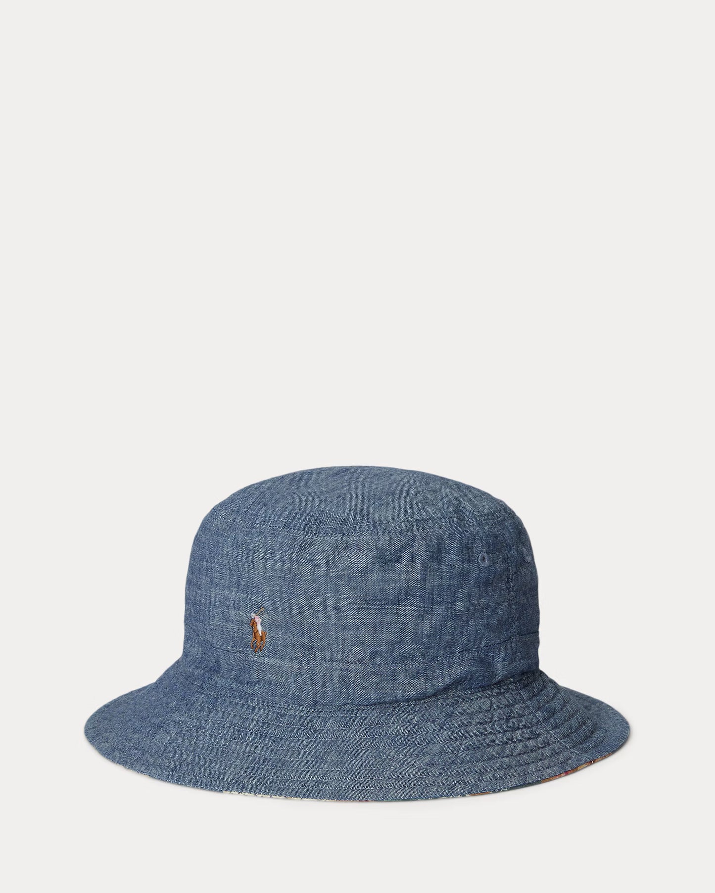 Patchwork Reversible Cotton Bucket Hat