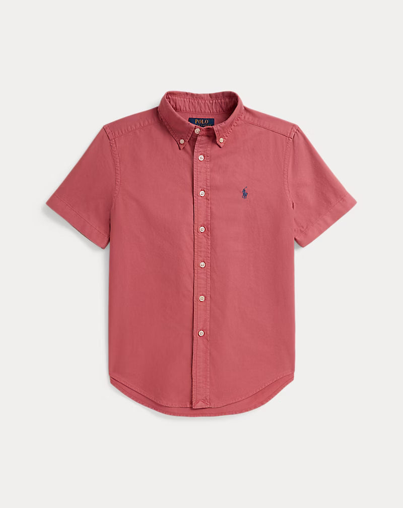 Garment-Dyed Cotton Oxford Shirt (3 Colors)
