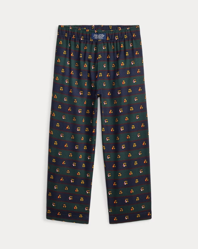 Club-Print Twill Sleep Pant